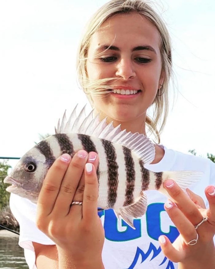 This sheepshead provided some big family fishing fun