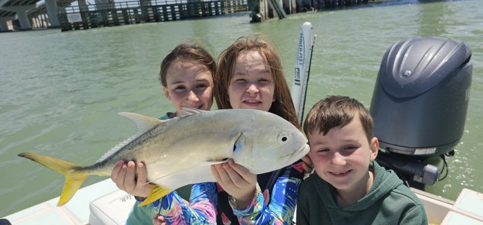 Kids love catching big Jack Crevalle
